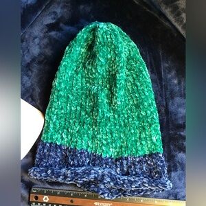 Stylish Multicolor Knit Chenille Beanie